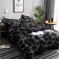Dark Marble Quilt/Doona Cover Set