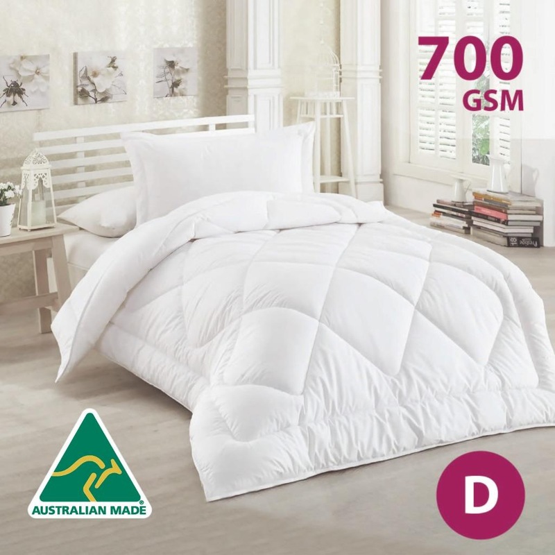 Buy Double Size Australian Made 700GSM Merino Wool Quilt