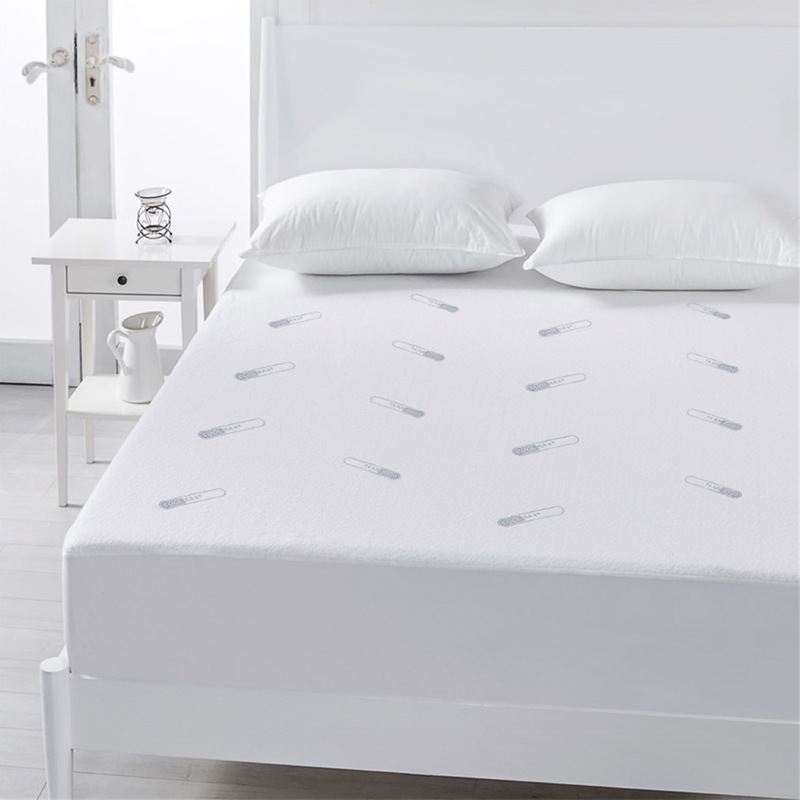 Buy King Single Coolmax Fabric Mattress Protector 107cm MyDeal