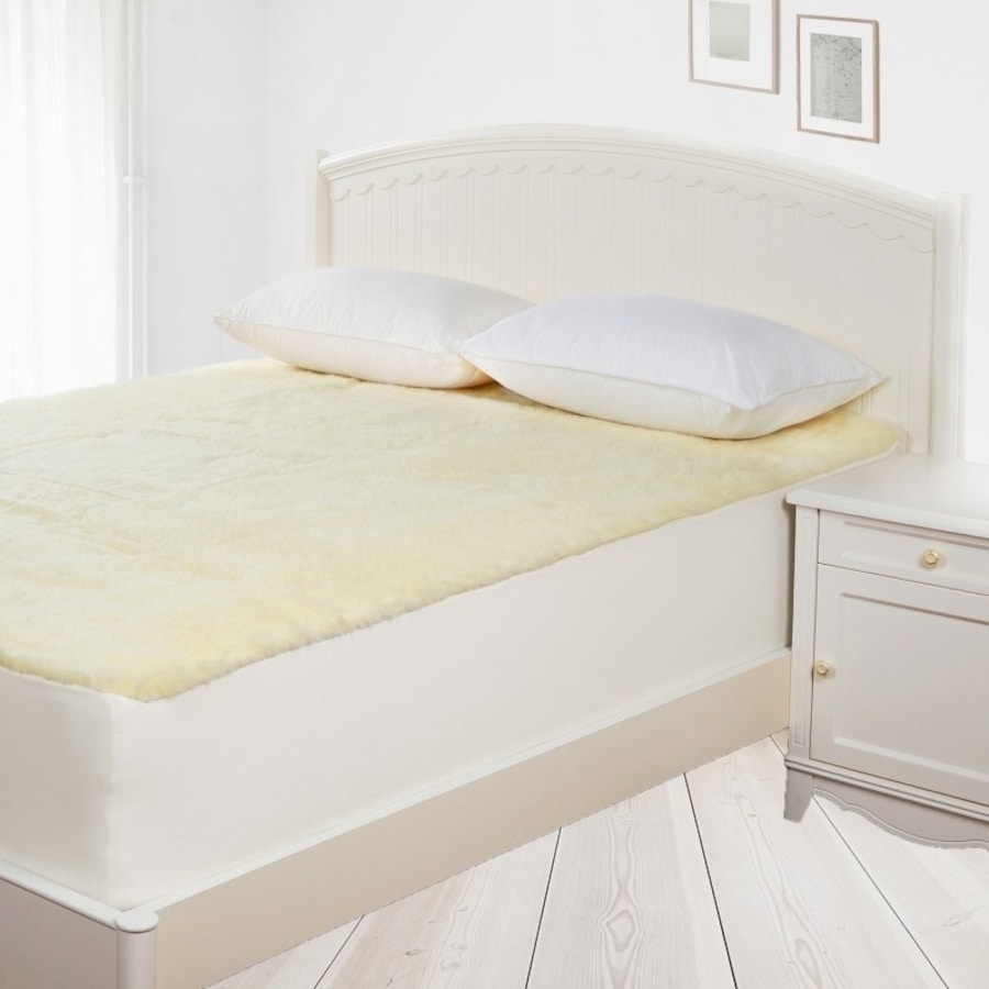 King Single Fully Fitted Cotton and Wool Underlay
