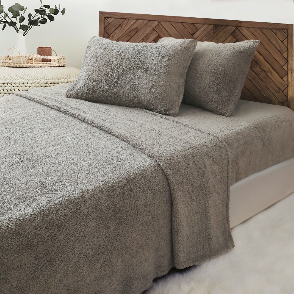 Teddy fleece best sale flat sheet