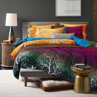 Magic Forest Design Microfibre Quilt Cover Set