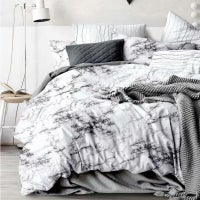 Buy Marble Design Quilt Cover Set - MyDeal