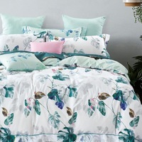 Plantain Design Cotton Quilt Cover Set