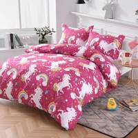 Rainbow Unicorn Quilt/Doona Cover Set