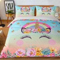Shine Unicorn Quilt/Doona Cover Set
