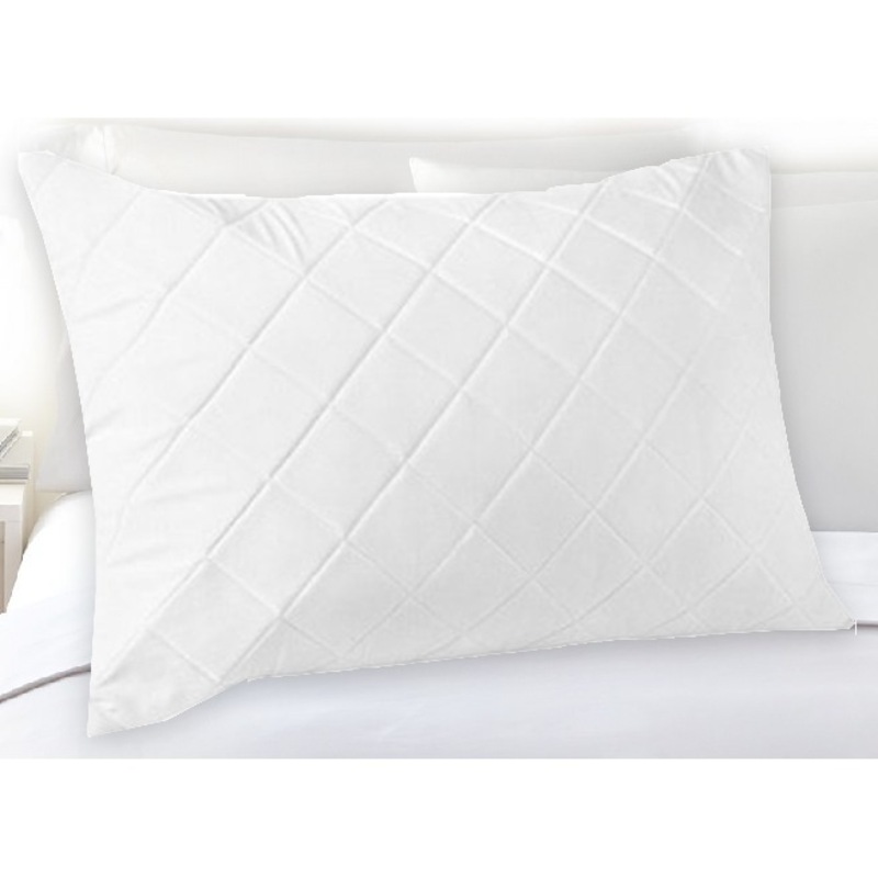 Buy Standard Fibre and Cotton Quilted Pillow Protector MyDeal
