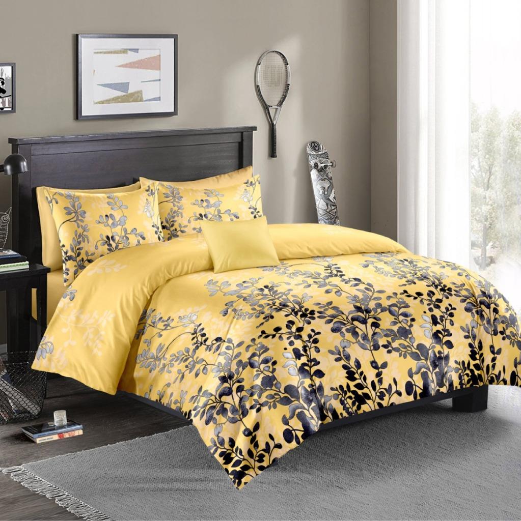 The Wood Yellow Quilt/Doona Cover Set