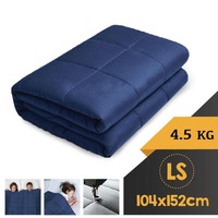 WEIGHTED BLANKET LONG SINGLE Heavy Gravity NAVY BLUE 4.5KG