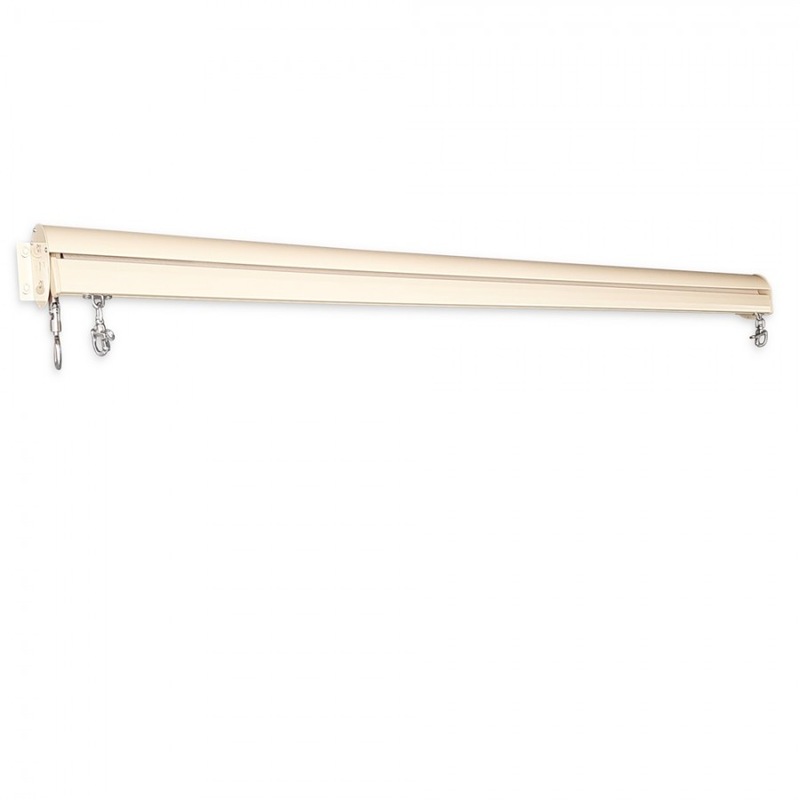Buy Outdoor Roller Blind Awning with Aluminium Hood in Cream Sunfilter