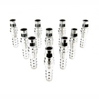 10X 1/4" Nitto Type Male Air Coupling Coupler Fitting Connector 5 x 1.5cm 