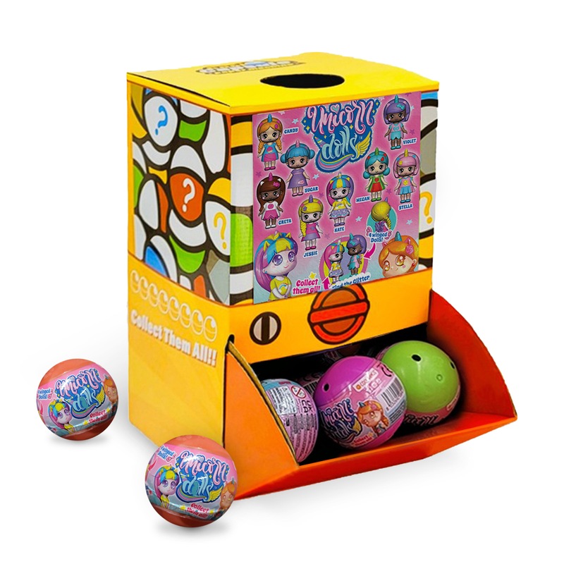 Buy 40X Kenisy Unicorn Dolls Toy Capsules 50mm Collectible Gacha in