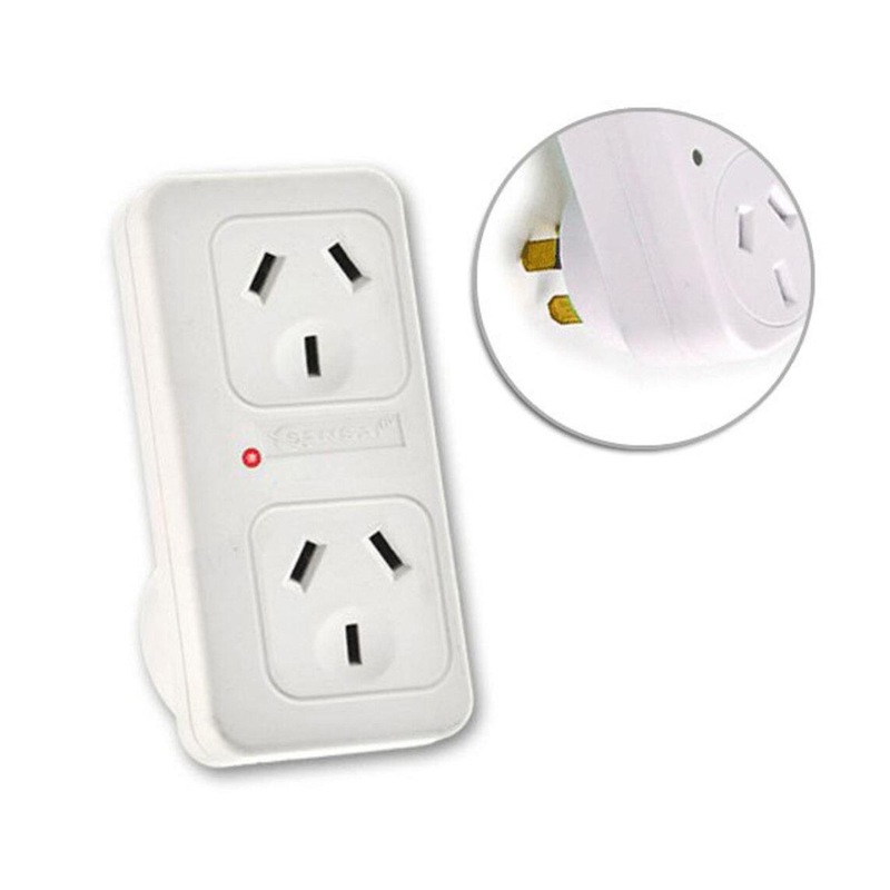 Buy 4X Sansai Powerpoint Surge Protector Adaptor Double Vertical - MyDeal