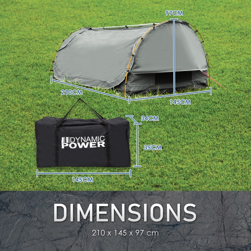 Swag Double with Free Standing GREY Buy Swags 9352338002517