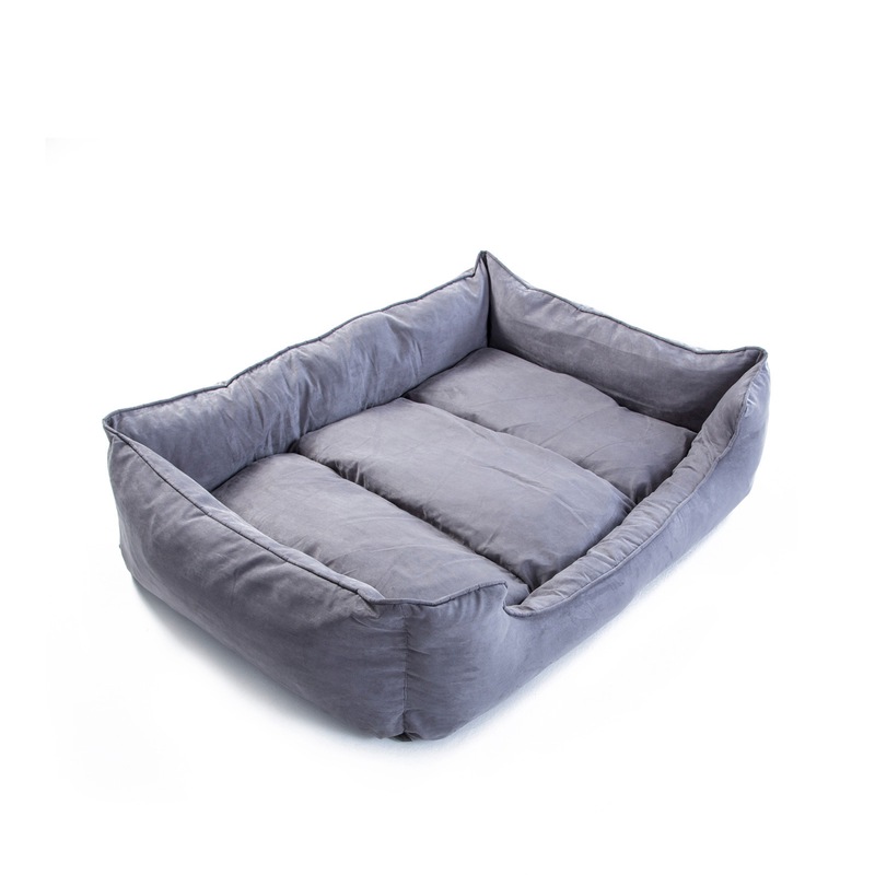 Buy Pet Dog Cat Sofa Couch Cushion Bed HUSK L GREY MyDeal