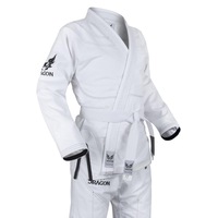 DRAGON V2 450gsm BJJ Gi Jiu Jitsu Uniform - IBJJF Approved (White)