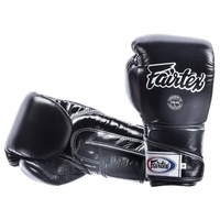 New FAIRTEX-Angular Full Wrist Closure Sparring Gloves/Black (BGV6)