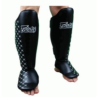 Genuine FAIRTEX Competition Shin Guards Muay Thai MMA Instep Protector