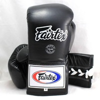 New FAIRTEX - Pro Lace Up Muay Thai Boxing Gloves - Mexican Style (BGL7)