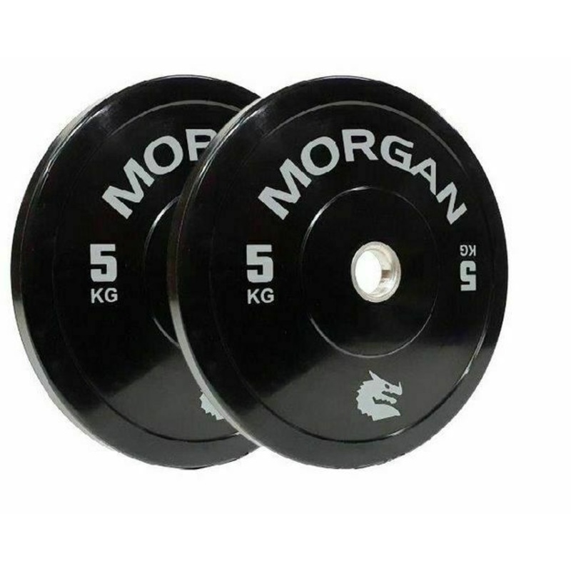 5Kg Olympic Bumper Plates (Pair) For Weight Lifting Fitness
