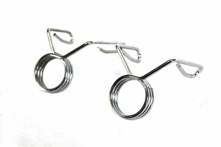 New MORGAN Barbell Collar Pair Olympic Collars Fit All Barbells Weight Australia