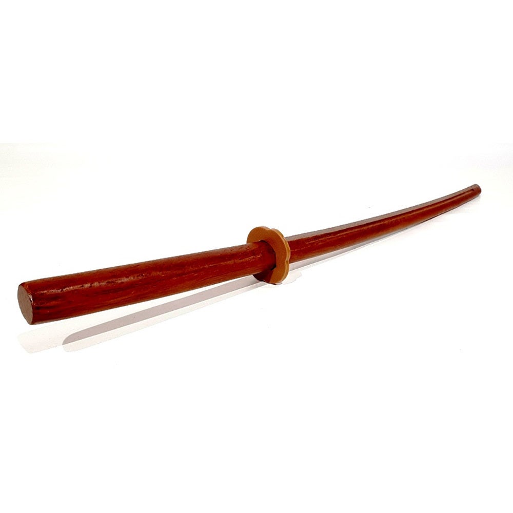 New MORGAN Red Oak Bokken Sword Katana Training w Tsuba