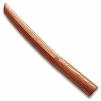 MORGAN Wooden Tanto Martial Arts Trainning Weapon Red Oak