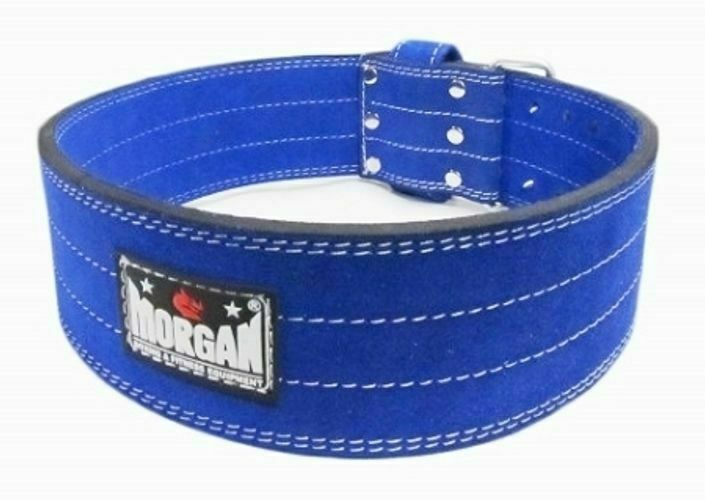 New MORGAN Quick Release Suede Leather Weight Belt Small-Xlarge Sizes