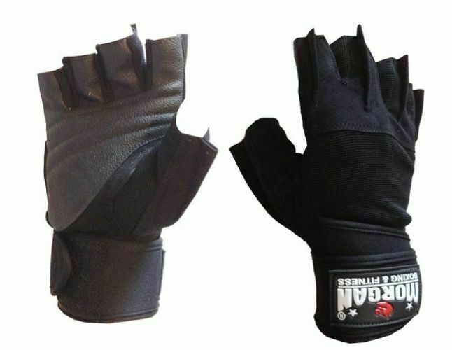 New MORGAN ''Shark'' Weight Lifting Gloves