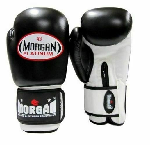 New MORGAN V2 Platinum Leather Boxing Gloves Sparring Muay Thai