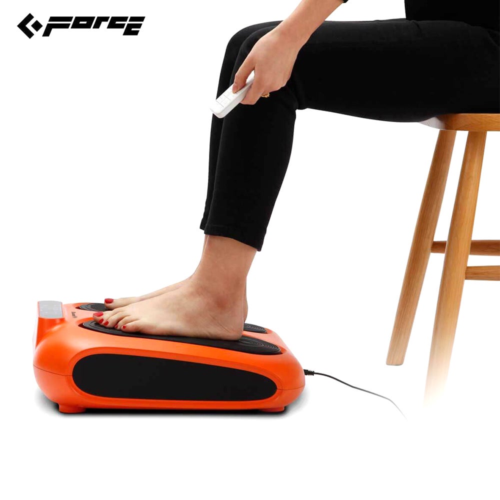 Remote Control Vibration Foot Legs Back Massager Circulation Trainer Acupressure