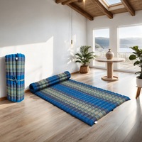 [MANGO TREES] Portable Mattress Roll Up Camping/Yoga Mat Natural Kapok Filled