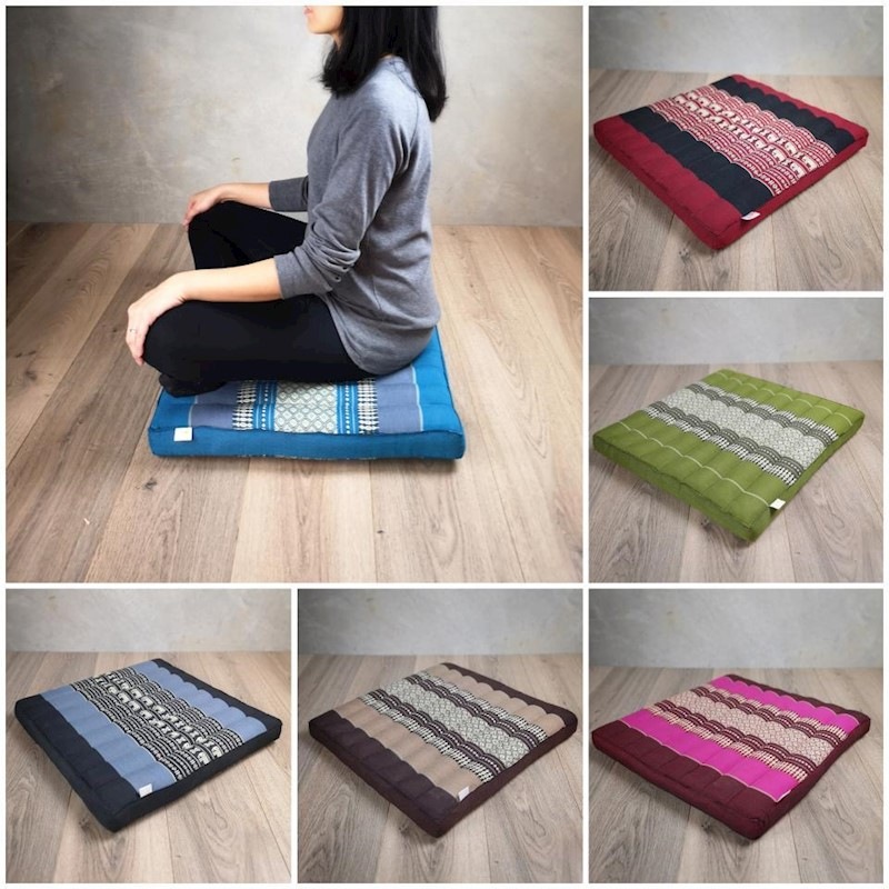Buy Thai Kapok Meditation Cushion Yoga Seat MyDeal