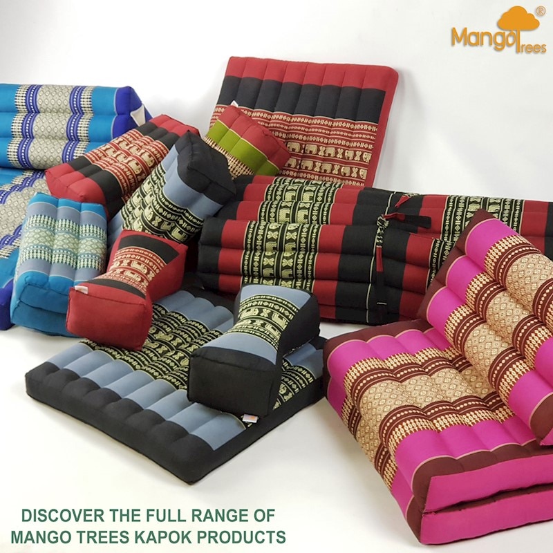 Buy Thai Kapok Meditation Cushion Yoga Seat MyDeal