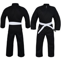 YAMASAKI Pro Black Karate Uniform (10Oz) Kids to Adults Size