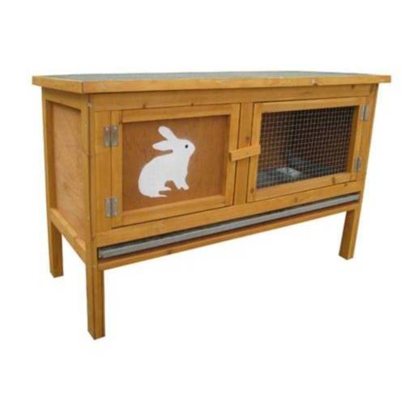 Rabbit Hutch Guinea Pig Cage on Legs w Remove Base Buy Small Animal Cages & Hutches 163940