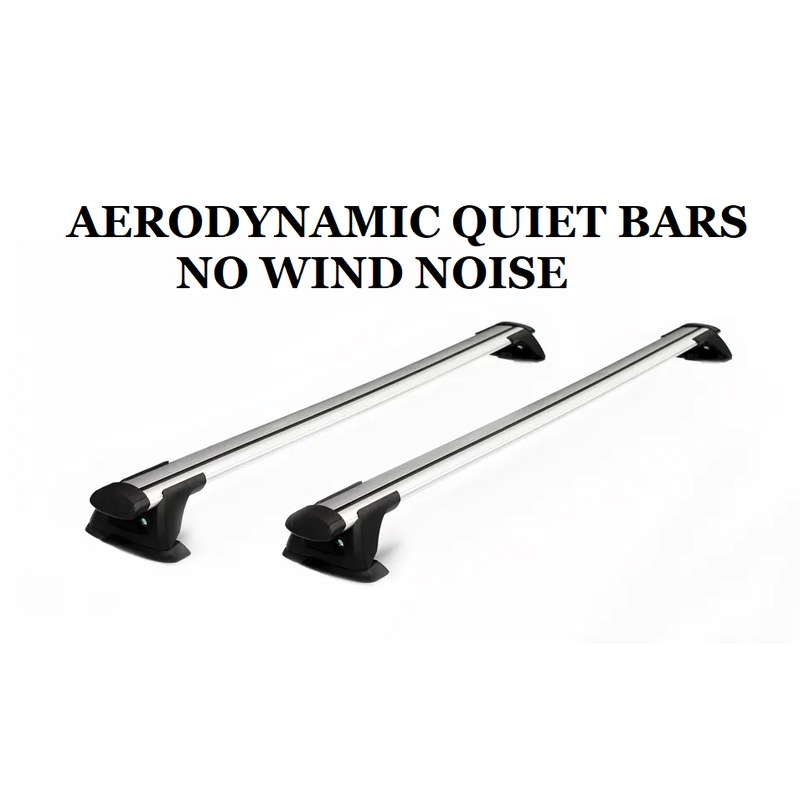 Buy 2x Aerodynamic Roof racks / Cross Bars for Isuzu MUX LST 20222023