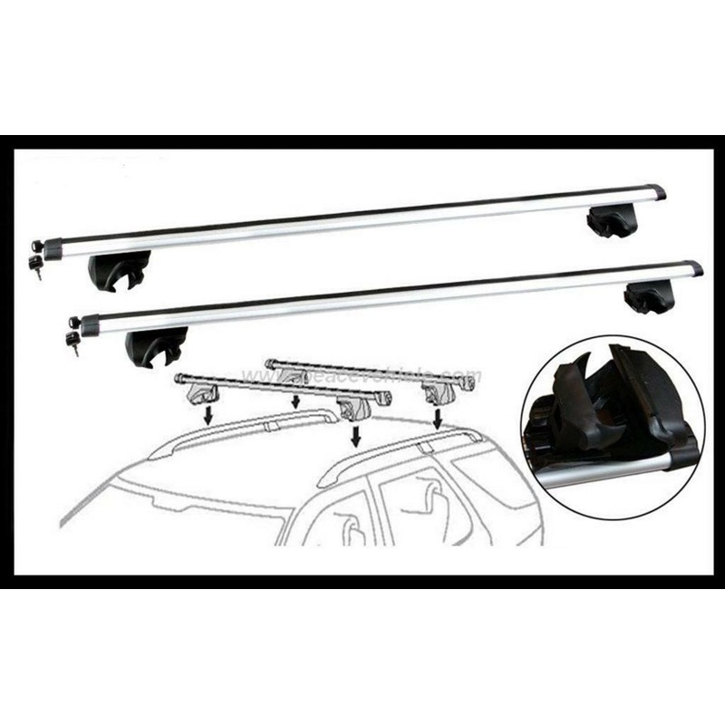 Buy 2x Roof Racks for Volvo XC90 2003 2016 / Cross Bars FIT ON SIDE RAISED ROOF RAILS MyDeal