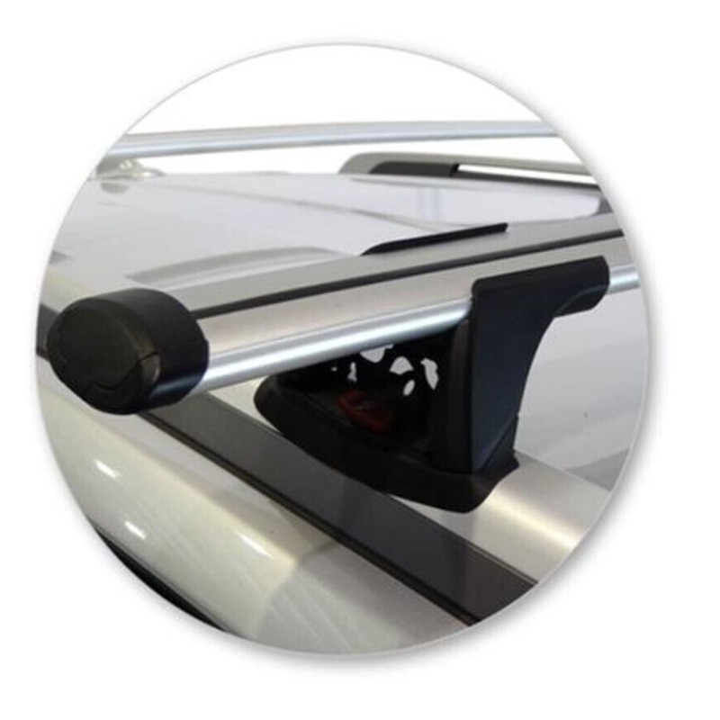 Buy 2xBLACK Aerodynamic Roof racks / Cross Bars for Isuzu MUX LST 2013