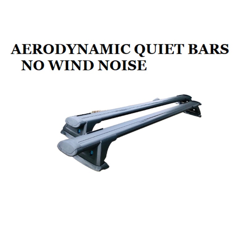 Buy 2xBLACK Roof racks for LDV D90 2017 2024 AERODYNAMIC Cross bars