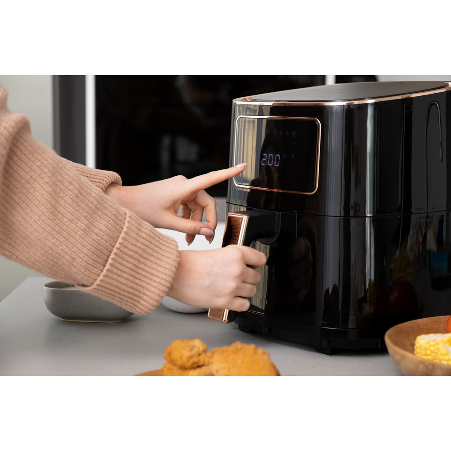 Healthy Choice 7L Digital Air Fryer (Black) 1700W, 200C, 8 Cooking Settings