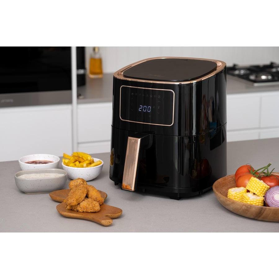 Healthy Choice 7L Digital Air Fryer (Black) 1700W, 200C, 8 Cooking Settings