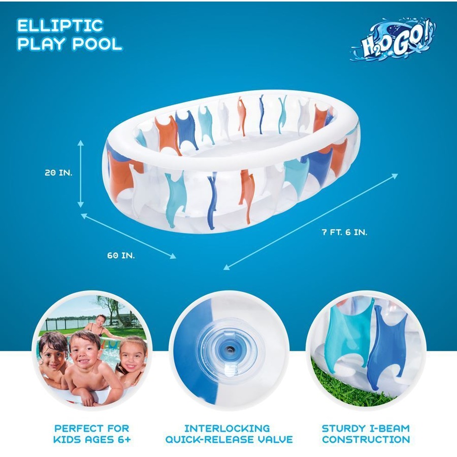 Bestway Elliptic Inflatable Play Pool for ages 6+