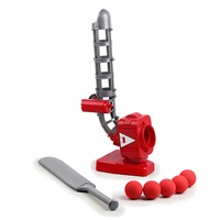 GEM Toys Cricket Ball Pitcher w/ Adjustable Pitching Angles & 5 Ball Capacity