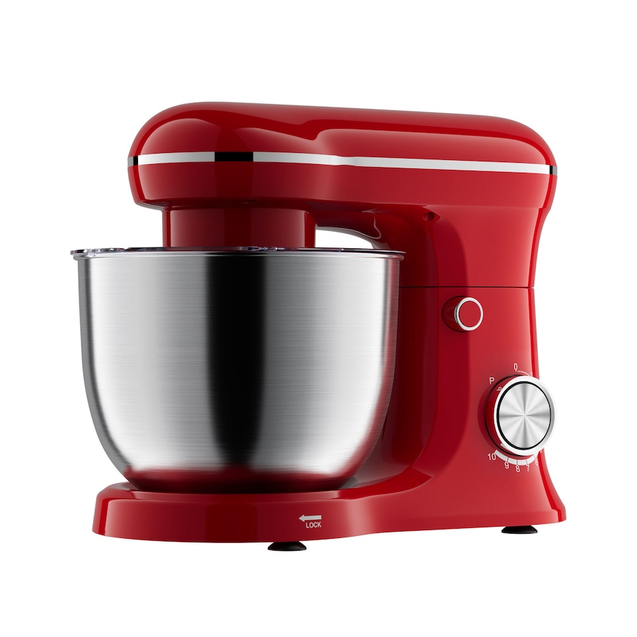 Healthy Choice 400W Mix Master 5L Kitchen Stand (Red) w/ Bowl/ Whisk/ Beater