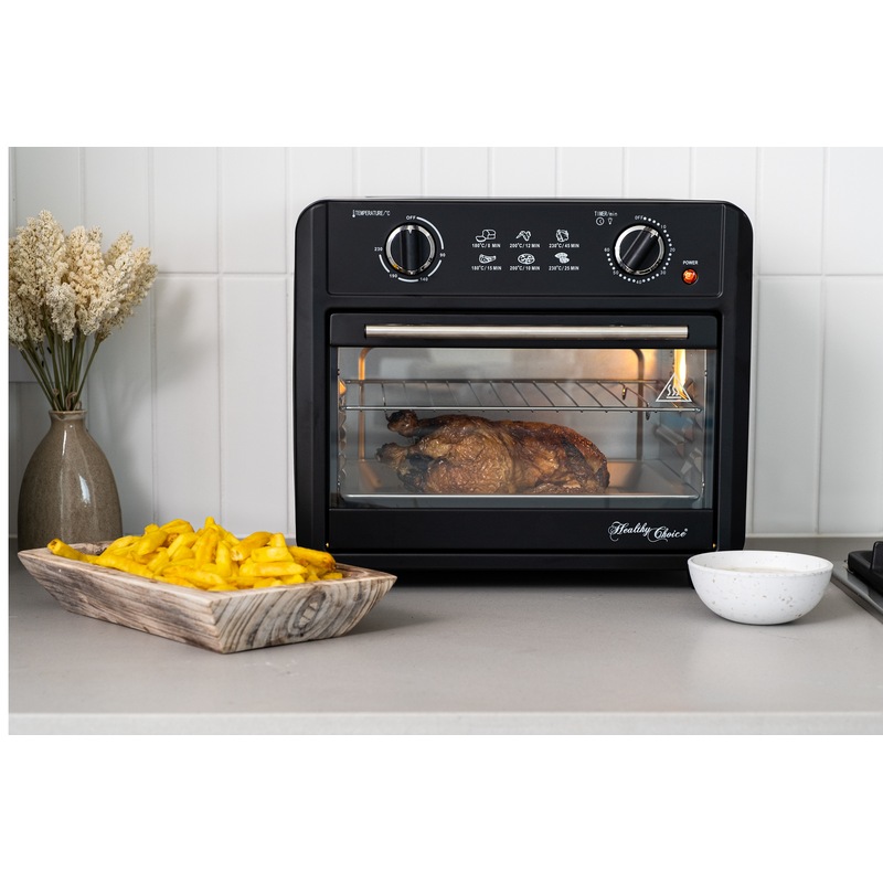 Buy Healthy Choice 23L Air Fryer Oven + 3 Accessories MyDeal