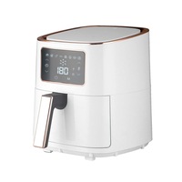 Healthy Choice 7L Digital Air Fryer (White Rose Gold) 1700W, 8 Cooking Settings