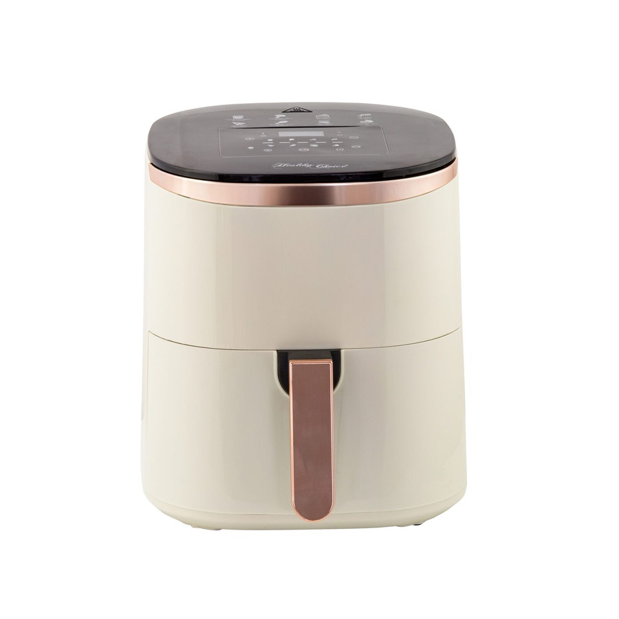Healthy Choice 7L Digital Air Fryer with 8 pre-set Touch-control Cooking Programs - Cream