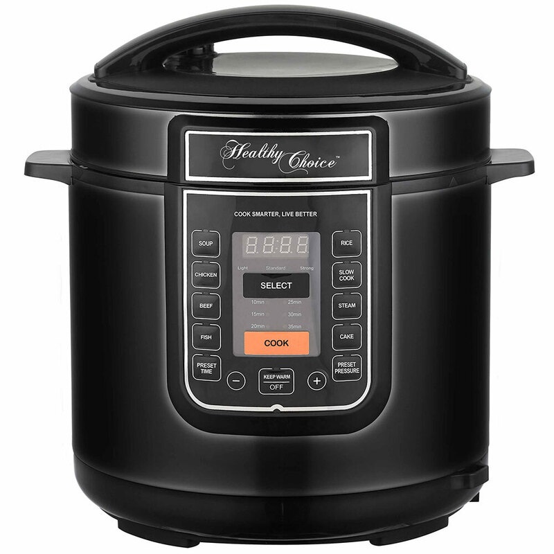Healthy Choice 2in1 Pressure Cooker & Slow Cooker 6L Buy Pressure