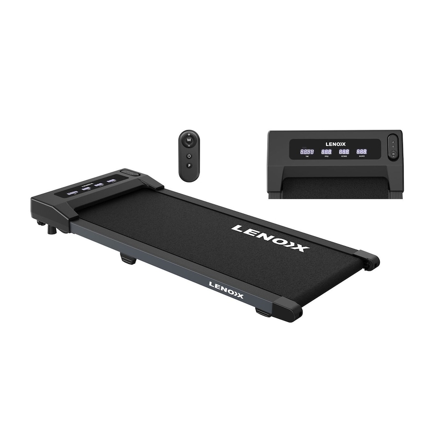 Lenoxx 1.5 HP 52cm Electric Walking Pad Treadmill with Remote Control and Display Screen